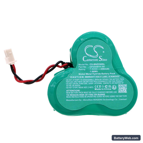 Mercedes-Benz Vito 2003 Alarm Security Replacement Battery, 7.2V, 230mAh, Ni-MH 3