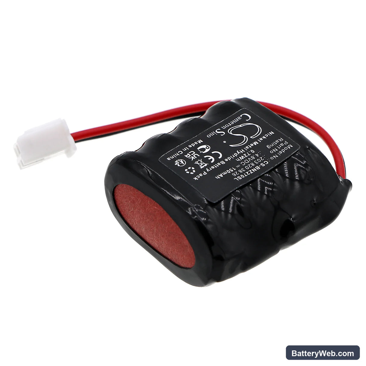 Mercedes-Benz CLK Siren Alarm Replacement Battery, 4.8V, 150mAh, Ni-MH 2