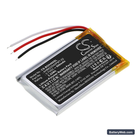 Bang & Olufsen BeoPlay H4 Replacement Battery, 3.7V, 600mAh, Li-Polymer 1