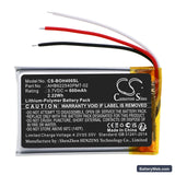 Bang & Olufsen BeoPlay H4 Replacement Battery, 3.7V, 600mAh, Li-Polymer 3