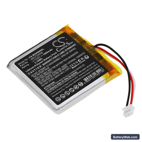 Bang & Olufsen Beoplay H8i Replacement Battery, 3.7V, 1000mAh, Li-Polymer 1