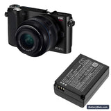 Samsung NX200 Replacement Battery, 7.4V, 800mAh, Li-ion 6