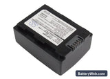 Samsung SMX-F50 Replacement Battery, 3.7V, 900mAh, Li-ion 1
