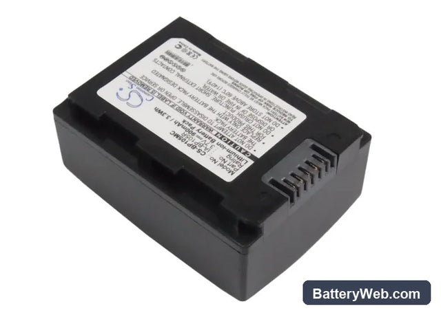 Samsung SMX-F50 Replacement Battery, 3.7V, 900mAh, Li-ion 1