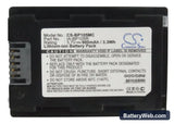 Samsung SMX-F50 Replacement Battery, 3.7V, 900mAh, Li-ion 4