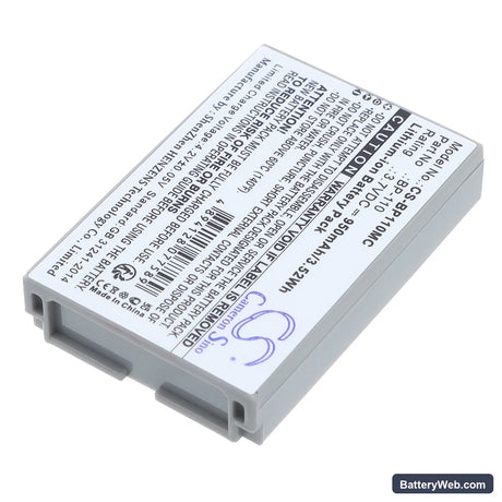 Canon Legria HF R26 Replacement Battery, 3.7V, 950mAh, Li-ion 2