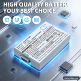 Canon Legria HF R26 Replacement Battery, 3.7V, 950mAh, Li-ion 7