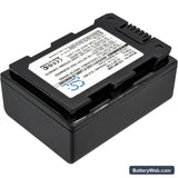 Samsung HMX-S10 Replacement Battery, 3.7V, 1800mAh, Li-ion 2