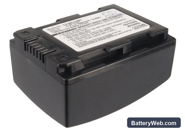 Samsung SMX-F50 Replacement Battery, 3.7V, 1800mAh, Li-ion 1