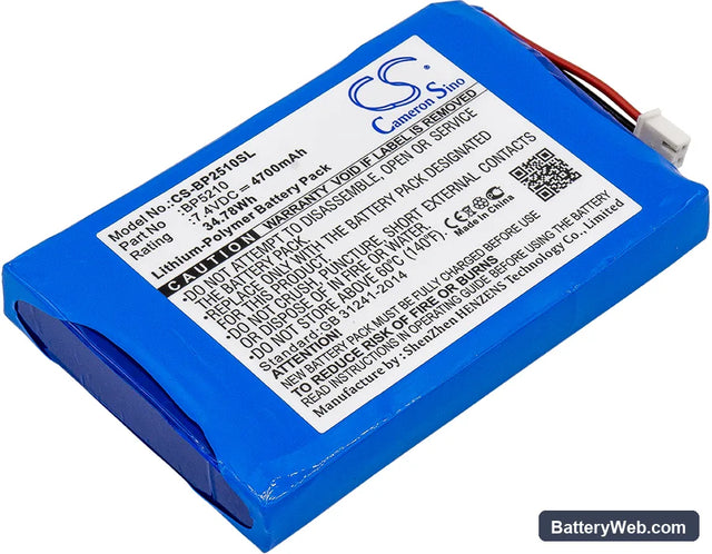 BK Precision 2510 Oscilloscopes Replacement Battery, 7.4V, 4700mAh, Li-Polymer 1