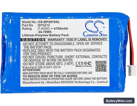 BK Precision 2510 Oscilloscopes Replacement Battery, 7.4V, 4700mAh, Li-Polymer 3