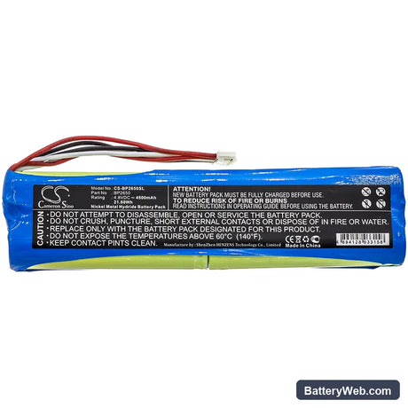 BK Precision 2650 Replacement Battery, 4.8V, 4500mAh, Ni-MH 3