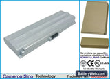 Sony VAIO PCG-TR1MP Replacement Battery, 11.1V, 6600mAh, Li-ion 1