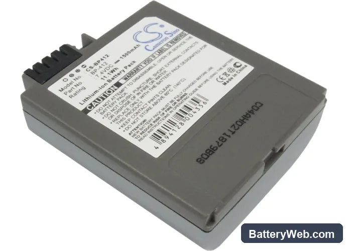 Canon DM-MV3 Replacement Battery, 7.4V, 1500mAh, Li-ion 1