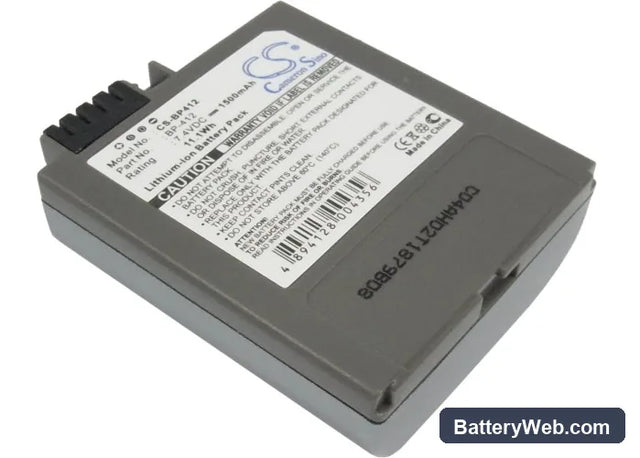 Canon DM-MV3 Replacement Battery, 7.4V, 1500mAh, Li-ion 1