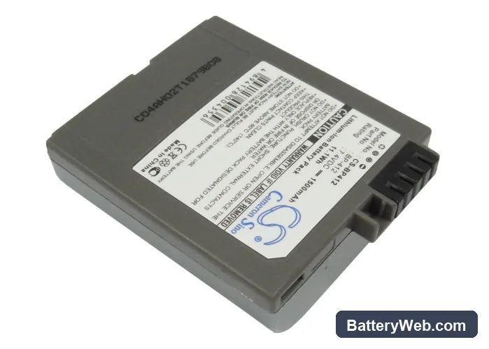 Canon DM-MV3 Replacement Battery, 7.4V, 1500mAh, Li-ion 2