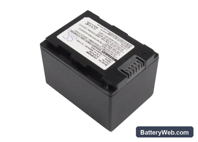 Samsung HMX-S10 Replacement Battery, 3.7V, 3600mAh, Li-ion 1