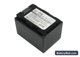 Samsung HMX-S10 Replacement Battery, 3.7V, 3600mAh, Li-ion 2