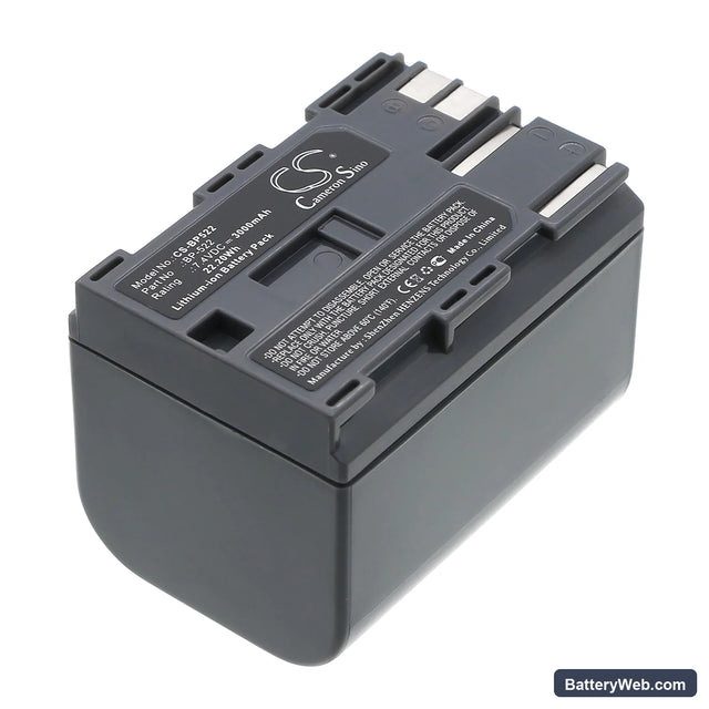 Canon DM-MV100X Replacement Battery, 7.4V, 3000mAh, Li-ion 1