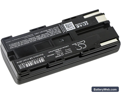 Canon C2 Replacement Battery, 7.4V, 800mAh, Li-ion 2