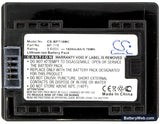 Canon VIXIA HF M52 Replacement Battery, 3.6V, 1600mAh, Li-ion 3