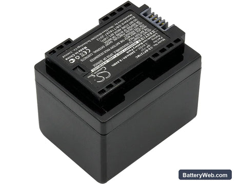 Canon VIXIA HF M52 Replacement Battery, 3.6V, 2400mAh, Li-ion 2