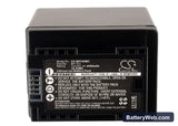 Canon VIXIA HF M52 Replacement Battery, 3.6V, 4450mAh, Li-ion 5