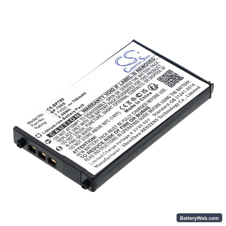 Kyocera CONTAX SL300RT Replacement Battery, 3.7V, 700mAh, Li-ion 1