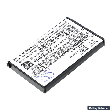 Kyocera CONTAX SL300RT Replacement Battery, 3.7V, 700mAh, Li-ion 2