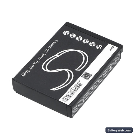 Samsung WB210 Replacement Battery, 3.7V, 750mAh, Li-ion 4