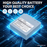 Samsung VP-HMX10 Replacement Battery, 7.4V, 850mAh, Li-ion 7