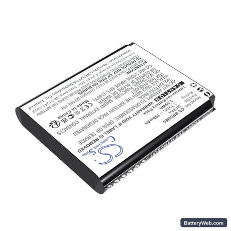Samsung DV200 Replacement Battery, 3.7V, 700mAh, Li-ion 2