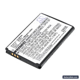 Samsung HMX-E10WP Replacement Battery, 3.7V, 800mAh, Li-ion 1