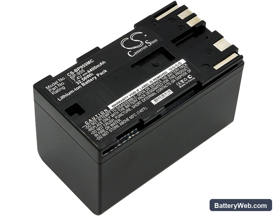 Canon C300 Mark I Replacement Battery, 7.4V, 4400mAh, Li-ion 1