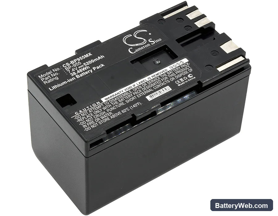 Canon C300 Mark I Replacement Battery, 7.4V, 5200mAh, Li-ion 1