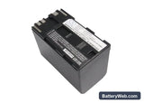Canon ES-8000V Replacement Battery, 7.4V, 6600mAh, Li-ion 2