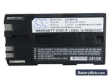 Canon ES-8000V Replacement Battery, 7.4V, 6600mAh, Li-ion 5