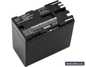 Canon C300 Mark I Replacement Battery, 7.4V, 6600mAh, Li-ion 1