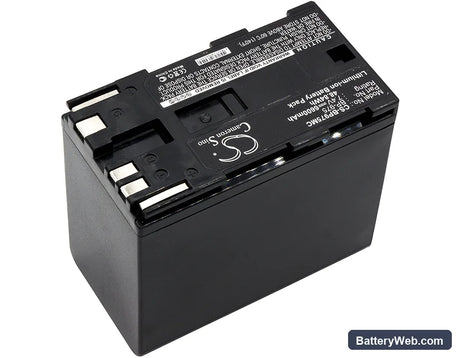 Canon C300 Mark I Replacement Battery, 7.4V, 6600mAh, Li-ion 2