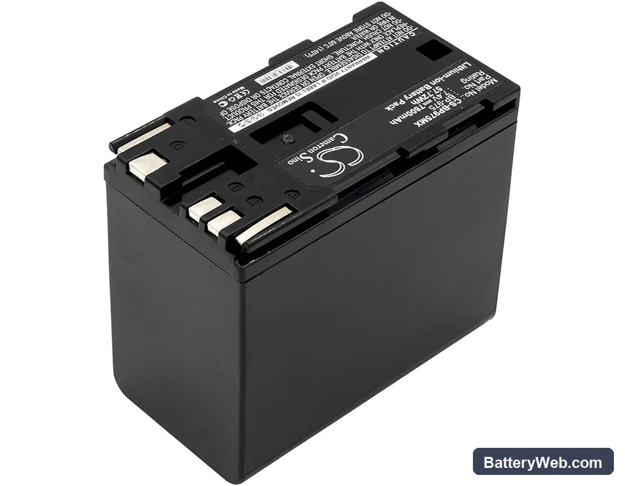 Canon XF100 Replacement Battery, 7.4V, 7800mAh, Li-ion 2