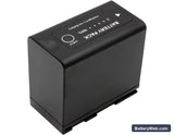 Canon XF100 Replacement Battery, 7.4V, 7800mAh, Li-ion 3