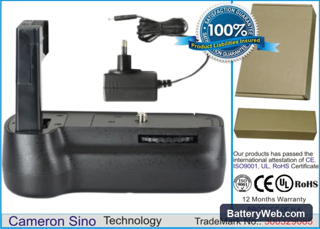 NiKon D40 Replacement Battery, 7.4V, 2200mAh, Li-ion 1