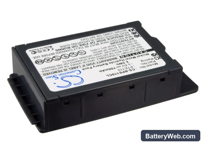 SpectraLink BPE110 Replacement Battery, 3.6V, 700mAh, Ni-MH 3
