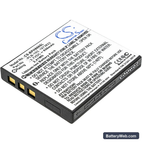 Bang & Olufsen BeoPlay H7 Replacement Battery, 3.7V, 650mAh, Li-ion 1