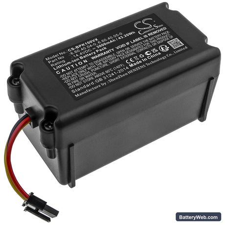 Sencor SRV 4200 Replacement Battery, 14.4V, 3000mAh, Li-ion 1