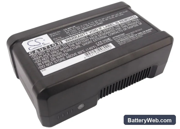Panasonic AG-DVC200P Replacement Battery, 14.4V, 4400mAh, Li-ion 3