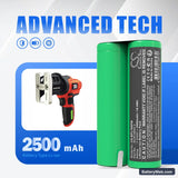 Black & Decker 2372-01 Replacement Battery, 7.4V, 2500mAh, Li-ion 7