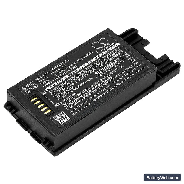 SpectraLink PIVOT 8741 Replacement Battery, 3.7V, 2400mAh, Li-ion 1