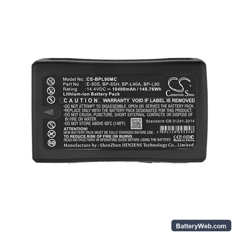 Hitachi Z-1 Replacement Battery, 14.4V, 10400mAh, Li-ion 3