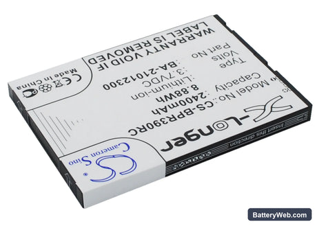 BandRich BandLuxe PR39 Replacement Battery, 3.7V, 2400mAh, Li-ion 3